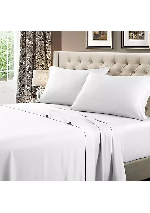 Egyptian Linens Solid 600 Thread Count Cotton Sheets Set 11 Egyptian Linens Solid 600 Thread Count Cotton Sheets Set - Image 9