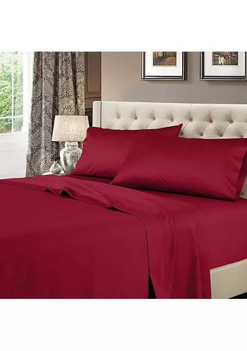 Egyptian Linens Solid 600 Thread Count Cotton Sheets Set 14 Egyptian Linens Solid 600 Thread Count Cotton Sheets Set - Image 12