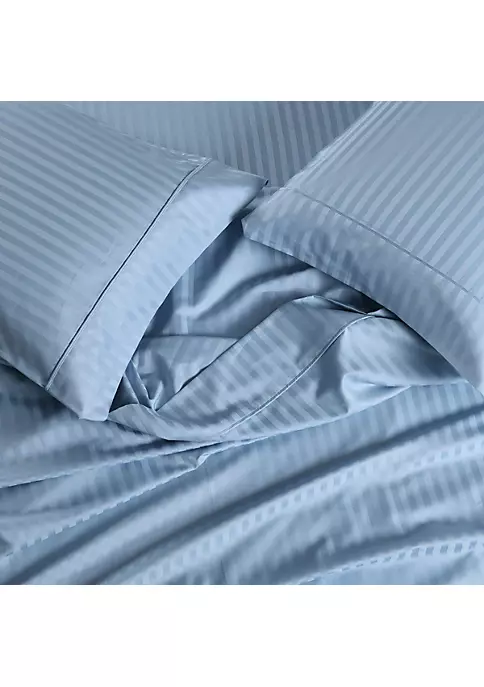 Egyptian Linens Easy Care Sheet Set - Striped 650 Thread Count 9 Egyptian Linens Easy Care Sheet Set - Striped 650 Thread Count - Image 7