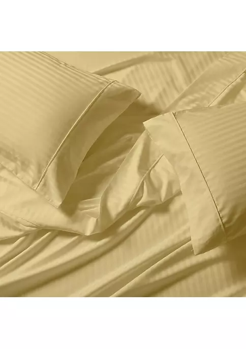 Egyptian Linens Easy Care Sheet Set - Striped 650 Thread Count 10 Egyptian Linens Easy Care Sheet Set - Striped 650 Thread Count - Image 8
