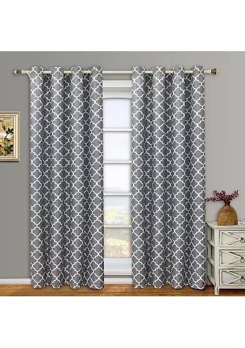 Egyptian Linens Thermal Insulated Curtain Gray Meridian Pair (Set of 2 Panels) 4 Egyptian Linens Thermal Insulated Curtain Gray Meridian Pair (Set of 2 Panels) - Image 2