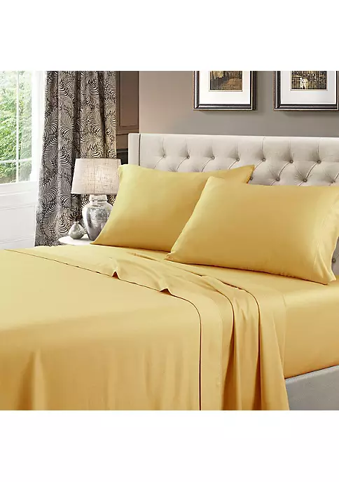 Egyptian Linens Extra Deep Pockets (22 inches) Solid 600 Sheet Set 26 Egyptian Linens Extra Deep Pockets (22 inches) Solid 600 Sheet Set - Image 24