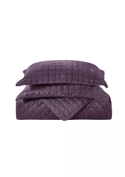 Egyptian Linens Velvet Bedspread Quilt Set - Plush 5 Egyptian Linens Velvet Bedspread Quilt Set - Plush - Image 3