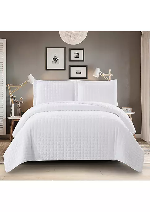 Egyptian Linens Velvet Bedspread Quilt Set - Plush 9 Egyptian Linens Velvet Bedspread Quilt Set - Plush - Image 7