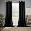 Egyptian Linens Heavyweight Velvet Grommet Curtain Panels (Set of 2) 1 Egyptian Linens Heavyweight Velvet Grommet Curtain Panels (Set of 2) -Brite Star Shop Belk 603