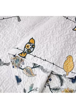 Egyptian Linens Ayat Birds - Reversible Bedspread Quilt Set 11 Egyptian Linens Ayat Birds - Reversible Bedspread Quilt Set -Brite Star Shop Belk 617