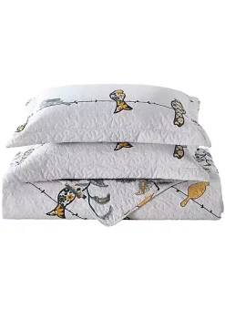 Egyptian Linens Ayat Birds - Reversible Bedspread Quilt Set 12 Egyptian Linens Ayat Birds - Reversible Bedspread Quilt Set -Brite Star Shop Belk 618