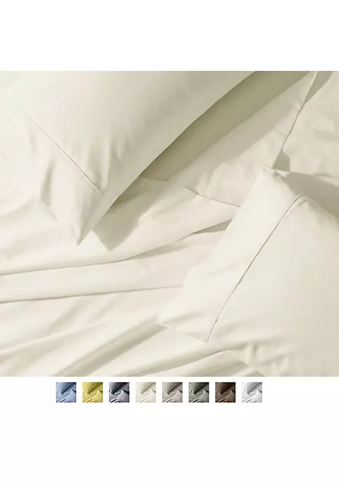 Egyptian Linens Easy Care Sheet Set - Solid 650 Thread Count 4 Egyptian Linens Easy Care Sheet Set - Solid 650 Thread Count - Image 2