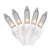 Brite Star 300-Count Clear Mini Christmas Light Set 149.6ft White Wire