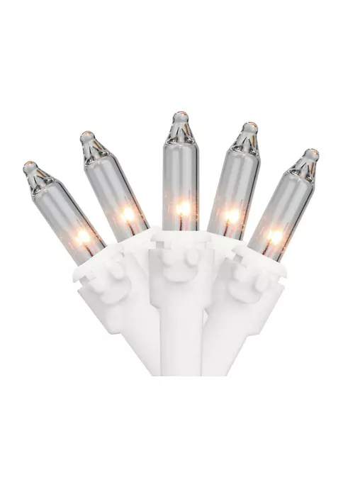 Brite Star 300-Count Clear Mini Christmas Light Set 149.6ft White Wire 3 Brite Star 300-Count Clear Mini Christmas Light Set 149.6ft White Wire