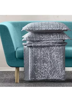 Egyptian Linens Odette Grey Quilt - Bedspread Set 11 Egyptian Linens Odette Grey Quilt - Bedspread Set -Brite Star Shop Belk 665