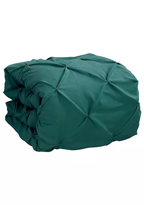 Egyptian Linens Gray Oxford Comforter Set Luxury Double Needle Soft Pinch Pleated 4 Egyptian Linens Gray Oxford Comforter Set Luxury Double Needle Soft Pinch Pleated - Image 2