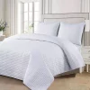 Egyptian Linens Oversized Reversible Quilted Bedspread Set 2 Egyptian Linens Oversized Reversible Quilted Bedspread Set -Brite Star Shop Belk 703