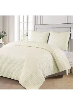 Egyptian Linens Oversized Reversible Quilted Bedspread Set 11 Egyptian Linens Oversized Reversible Quilted Bedspread Set -Brite Star Shop Belk 705