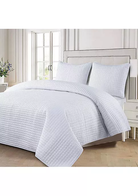 Egyptian Linens Oversized Reversible Quilted Bedspread Set 6 Egyptian Linens Oversized Reversible Quilted Bedspread Set - Image 4