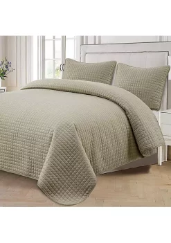 Egyptian Linens Oversized Reversible Quilted Bedspread Set 13 Egyptian Linens Oversized Reversible Quilted Bedspread Set -Brite Star Shop Belk 707