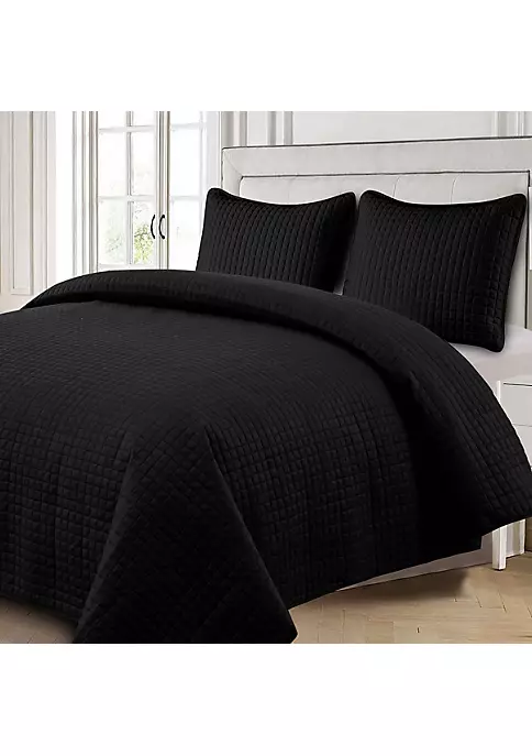 Egyptian Linens Oversized Reversible Quilted Bedspread Set 9 Egyptian Linens Oversized Reversible Quilted Bedspread Set - Image 7