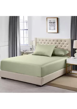 Egyptian Linens Fitted Sheet + Pillowcases Set - Luxury 608 Made in Egypt 17 Egyptian Linens Fitted Sheet + Pillowcases Set - Luxury 608 Made in Egypt -Brite Star Shop Belk 726