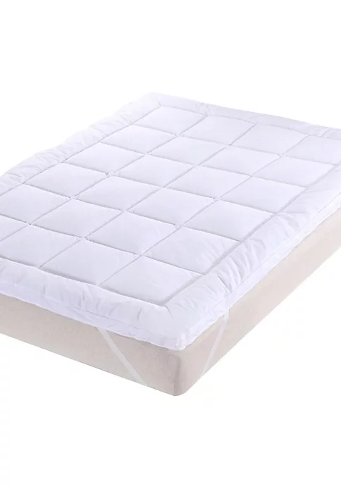 Egyptian Linens 100% Cotton Shell 2-Inch Comfort Mattress Topper with Anchor Bands 5 Egyptian Linens 100% Cotton Shell 2-Inch Comfort Mattress Topper with Anchor Bands - Image 3