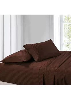 Egyptian Linens Egyptian Cotton Sheet Set - Striped 300 Thread Count 21 Egyptian Linens Egyptian Cotton Sheet Set - Striped 300 Thread Count -Brite Star Shop Belk 782