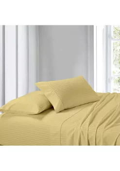Egyptian Linens Egyptian Cotton Sheet Set - Striped 300 Thread Count 25 Egyptian Linens Egyptian Cotton Sheet Set - Striped 300 Thread Count -Brite Star Shop Belk 786
