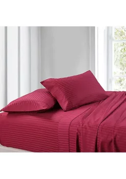 Egyptian Linens Egyptian Cotton Sheet Set - Striped 300 Thread Count 30 Egyptian Linens Egyptian Cotton Sheet Set - Striped 300 Thread Count -Brite Star Shop Belk 791