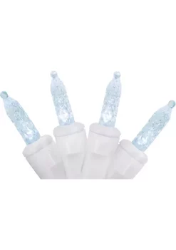 Brite Star 60 White LED Mini Dripping Christmas Lights - 10 ft White Wire