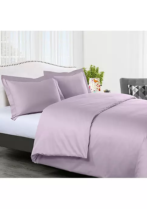 Egyptian Linens 100% Cotton 300 Thread Count Duvet Cover Set 5 Egyptian Linens 100% Cotton 300 Thread Count Duvet Cover Set - Image 3