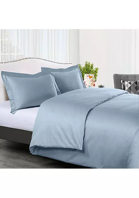 Egyptian Linens 100% Cotton 300 Thread Count Duvet Cover Set 8 Egyptian Linens 100% Cotton 300 Thread Count Duvet Cover Set - Image 6