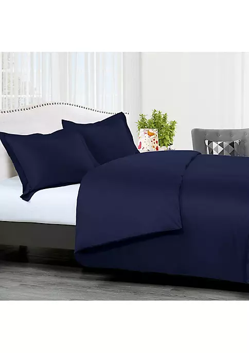 Egyptian Linens 100% Cotton 300 Thread Count Duvet Cover Set 12 Egyptian Linens 100% Cotton 300 Thread Count Duvet Cover Set - Image 10