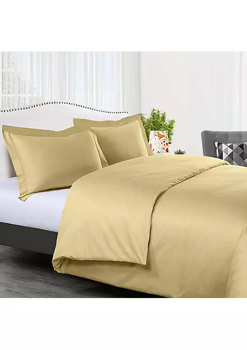 Egyptian Linens 100% Cotton 300 Thread Count Duvet Cover Set 18 Egyptian Linens 100% Cotton 300 Thread Count Duvet Cover Set - Image 16