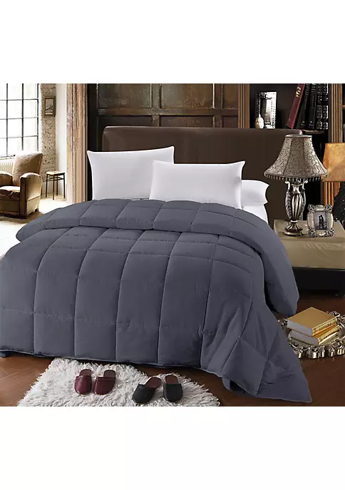 Egyptian Linens All Season Gray Down Alternative Comforter Medium Fill Weight 7 Egyptian Linens All Season Gray Down Alternative Comforter Medium Fill Weight - Image 5