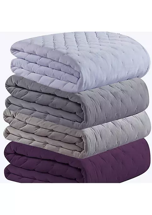 Egyptian Linens Velvet Coverlet/Quilt Set - Fluffy 4 Egyptian Linens Velvet Coverlet/Quilt Set - Fluffy - Image 2