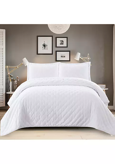 Egyptian Linens Velvet Coverlet/Quilt Set - Fluffy 5 Egyptian Linens Velvet Coverlet/Quilt Set - Fluffy - Image 3