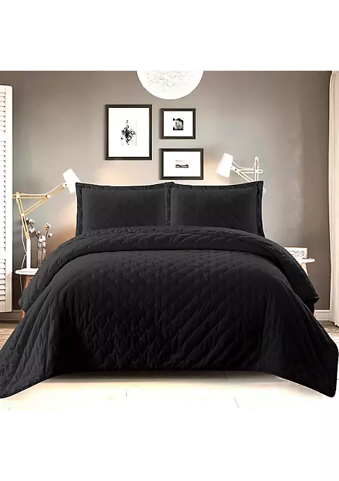 Egyptian Linens Velvet Coverlet/Quilt Set - Fluffy 10 Egyptian Linens Velvet Coverlet/Quilt Set - Fluffy - Image 8