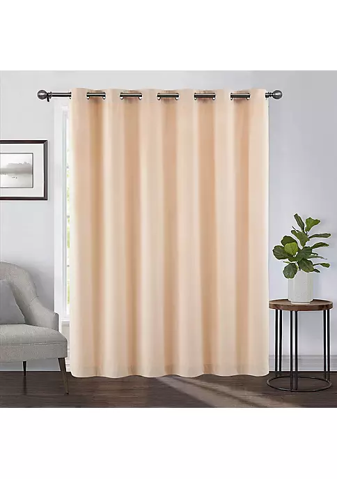 Egyptian Linens Heavyweight Wide Width 84-Inches Velvet Curtains Grommet Top (Single) 6 Egyptian Linens Heavyweight Wide Width 84-Inches Velvet Curtains Grommet Top (Single) - Image 4
