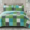 Egyptian Linens Rebekah Spring Garden Style Oversized Quilt Set Wrinkle-Free Coverlet Set 1 Egyptian Linens Rebekah Spring Garden Style Oversized Quilt Set Wrinkle-Free Coverlet Set -Brite Star Shop Belk 856