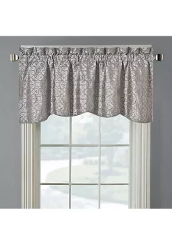 Egyptian Linens Halifax Lined Embroidered Window Valance 52"W x 19"L (Single) 10 Egyptian Linens Halifax Lined Embroidered Window Valance 52"W x 19"L (Single) -Brite Star Shop Belk 880