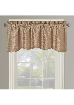 Egyptian Linens Halifax Lined Embroidered Window Valance 52"W x 19"L (Single) 11 Egyptian Linens Halifax Lined Embroidered Window Valance 52"W x 19"L (Single) -Brite Star Shop Belk 881