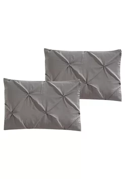 Egyptian Linens Gray Oxford Comforter Set Luxury Double Needle Soft Pinch Pleated 10 Egyptian Linens Gray Oxford Comforter Set Luxury Double Needle Soft Pinch Pleated -Brite Star Shop Belk 891