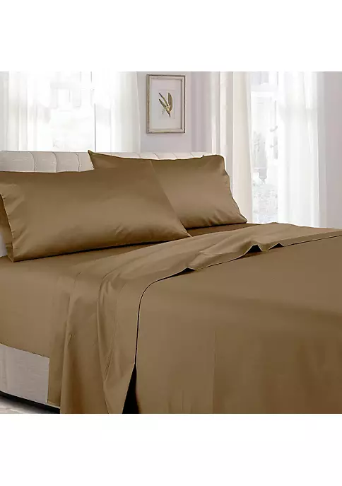 Egyptian Linens Solid Sheet Set - 300 Thread Count 5 Egyptian Linens Solid Sheet Set - 300 Thread Count - Image 3