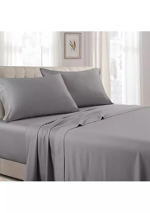 Egyptian Linens Solid Sheet Set - 300 Thread Count 6 Egyptian Linens Solid Sheet Set - 300 Thread Count - Image 4
