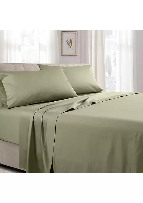 Egyptian Linens Solid Sheet Set - 300 Thread Count 8 Egyptian Linens Solid Sheet Set - 300 Thread Count - Image 6