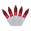 Brite Star 100-Count Red Mini Christmas Light Set 49.6ft White Wire -Brite Star Shop Belk 91