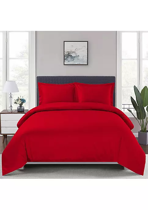 Egyptian Linens 100% Bamboo Viscose 3-Piece Duvet Cover Set 5 Egyptian Linens 100% Bamboo Viscose 3-Piece Duvet Cover Set - Image 3