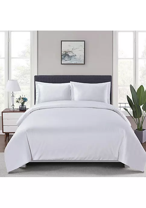 Egyptian Linens 100% Bamboo Viscose 3-Piece Duvet Cover Set 7 Egyptian Linens 100% Bamboo Viscose 3-Piece Duvet Cover Set - Image 5