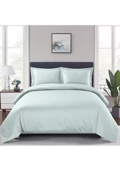 Egyptian Linens 100% Bamboo Viscose 3-Piece Duvet Cover Set 27 Egyptian Linens 100% Bamboo Viscose 3-Piece Duvet Cover Set -Brite Star Shop Belk 923
