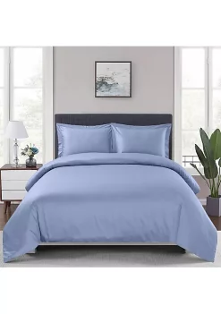 Egyptian Linens 100% Bamboo Viscose 3-Piece Duvet Cover Set 28 Egyptian Linens 100% Bamboo Viscose 3-Piece Duvet Cover Set -Brite Star Shop Belk 924