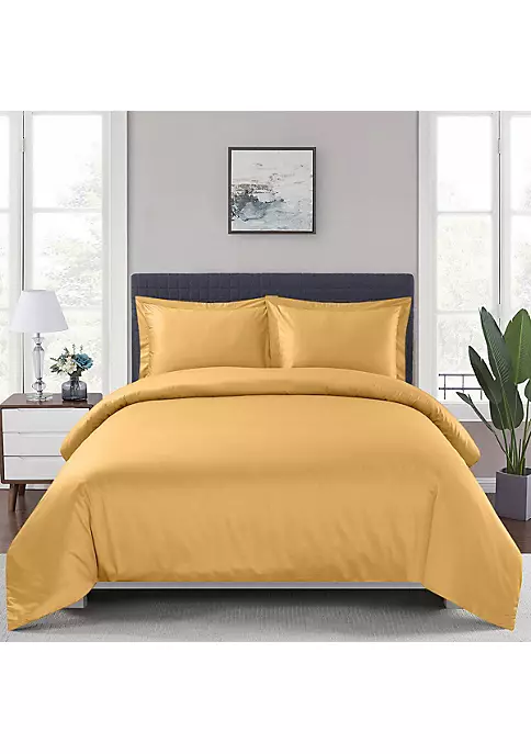 Egyptian Linens 100% Bamboo Viscose 3-Piece Duvet Cover Set 16 Egyptian Linens 100% Bamboo Viscose 3-Piece Duvet Cover Set - Image 14