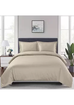 Egyptian Linens 100% Bamboo Viscose 3-Piece Duvet Cover Set 32 Egyptian Linens 100% Bamboo Viscose 3-Piece Duvet Cover Set -Brite Star Shop Belk 928